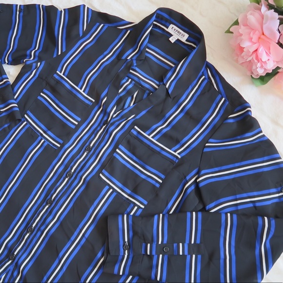 🌵Express/ Satin& button down Shirt for women - Picture 5 of 6